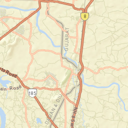 Daman District Street Map