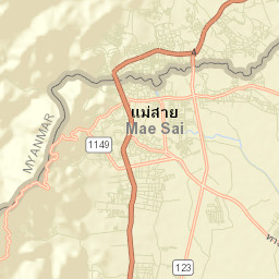 Tachilek Street Map