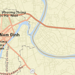 Nam Định Street Map