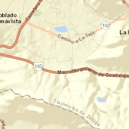 La Teja Street Map