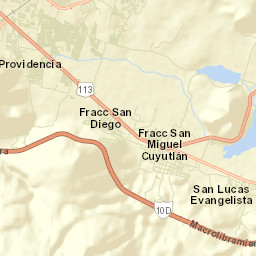 Galaxia la Noria Street Map