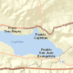 Cajititlán Street Map