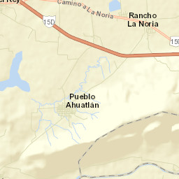 Ahuatlán Street Map