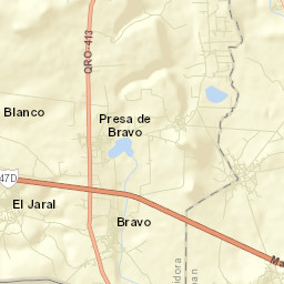 Las Taponas Street Map