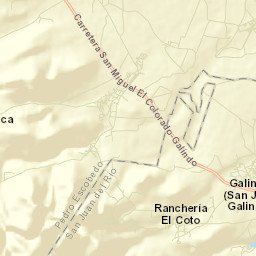 El Coto Street Map