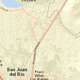 Santa Cruz Escandón Street Map