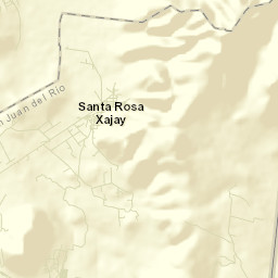 Santa Rosa Xajay Street Map