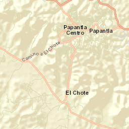 El Chote Street Map