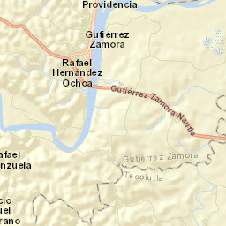 Gutiérrez Zamora Street Map