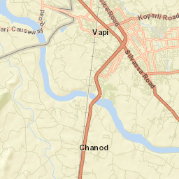 Vapi Street Map