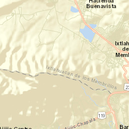 Ixtlahuacán de los Membrillos Street Map