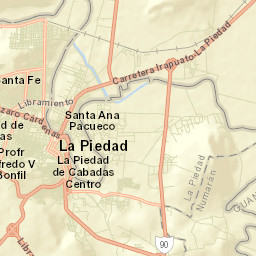 Estación la Piedad Street Map