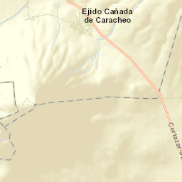 Cañada de Caracheo Street Map