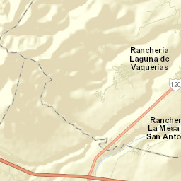 Laguna de Vaquerías Street Map