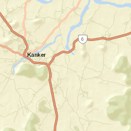 Kanker Street Map