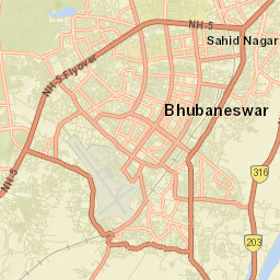 Bhubaneswar Street Map