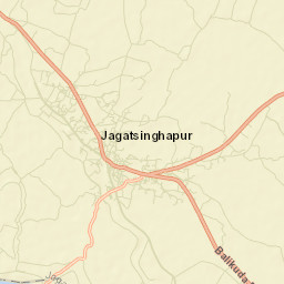 Jagatsinghapur Street Map