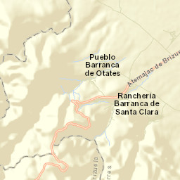 Barranca de los Laureles Street Map