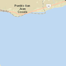 San Juan Cosalá Street Map