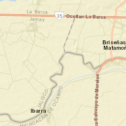 Briseñas Street Map
