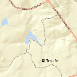 Cañada de Ramírez Street Map