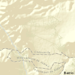 Texcatepec Street Map