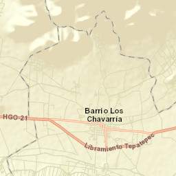 Tepatepec Street Map