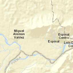 El Chacal Street Map