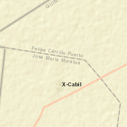 X Cabil Street Map