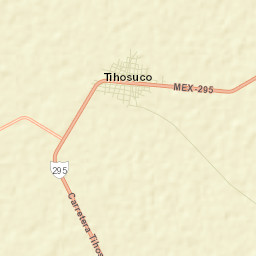 Tihosuco Street Map