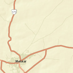 Mehekar Street Map