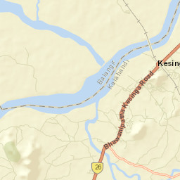 Kesinga Street Map