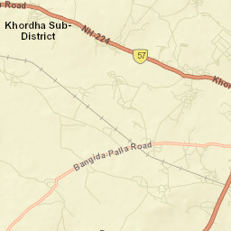 Khordha Street Map