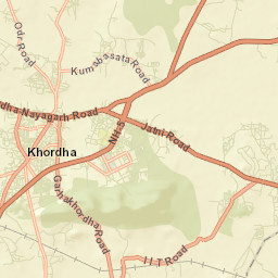 Khurda Street Map