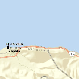 Villa Emiliano Zapata Street Map