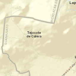Tejocote de Calera Street Map