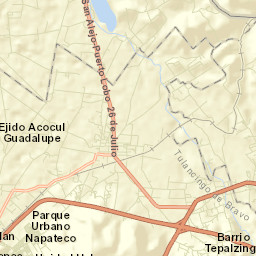 Santa María Asunción Street Map