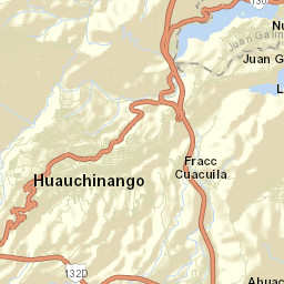 Necaxa Street Map