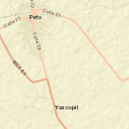 Peto Street Map