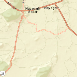 Nayagarh Street Map