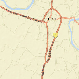 Pipili Street Map