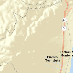 Techaluta de Montenegro Street Map