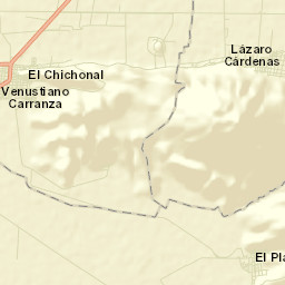 El Platanal Street Map