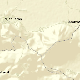 Tecomatán Street Map