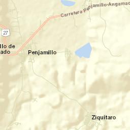 Ziquítaro Street Map