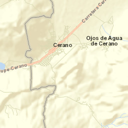 Cerano Street Map