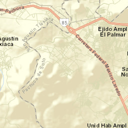 Santiago Tlapacoya Street Map