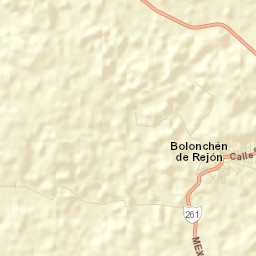 Bolonchén de Rejón Street Map