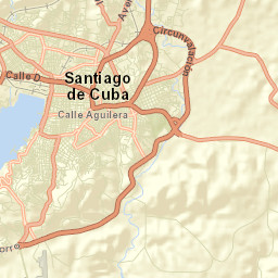Santiago de Cuba Street Map