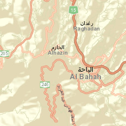 Al Bahah Street Map